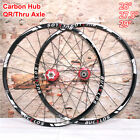 MTB Bike QR/Thru Axle 26/27.5/29 inch Wheelset Disc Brake Clincher Wheels Rim