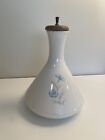 1960's Taylor Smith Taylor Ever Yours Blue Boutonniere Carafe With Lid