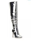 INC Women’s Over The Knee Silver slouch boots  7.5 new shoes