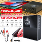 Car Jump Starter with Air Compressor Battery Pack Charger & 150PSI Air Tire Pump