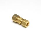 Compression Copper 3/8 -5/16 OD Tube Union Straight Joiner Fitting Air Gas Water