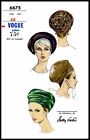 Vogue #6675 Sally Victor Hat Cap TURBAN Sewing Pattern Chemo Cancer Alopecia 22
