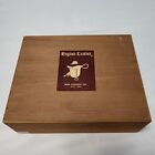 Antique English Leather Box (Wood Box Only) 8.75 / 7.25 / 2.5ish Vintage