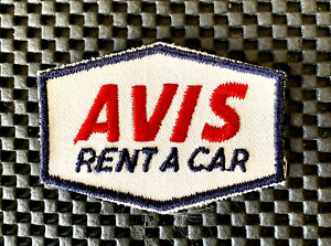 AVIS RENT A CAR EMBROIDERED SEW ON ONLY PATCH AUTO RENTAL LEASING 3