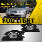 For 1998-2002 Honda Accord Sedan Driving Fog Lights Clear Lamp Switch Wiring Kit (For: 2000 Honda Accord)