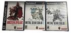 Metal Gear Solid The Essential Collection Sony PlayStation 2 PS2 No Manuals/box