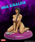 hot Mia Khalifa 1/4 statue figure Porn Star sexy Bra Lingerie photo toys sign