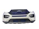 2020-2023 FORD EXPLORER XLT FRONT BUMPER COVER W/FOG LIGHTS OXFORD WHITE (YZ) (For: 2021 Ford Explorer)