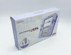 Nintendo 2DS Lavender Console Charger ｗ/Box AC adapter stylus Used Japan