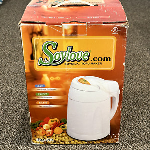 SoyLove IOM-701 Automatic Tofu Soymilk Soup Maker White RARE New Open Box