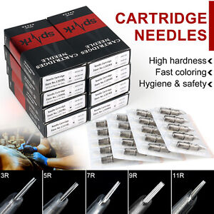 20-60PCS Tattoo Cartridge Needles Mixed Assorted Sterile Disposable RS RL
