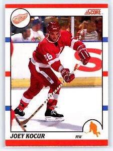 1990 Score American #201 Joey Kocur  Hockey Detroit Red Wings Rookie
