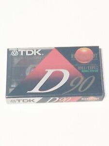 New ListingNOS VINTAGE TDK D90 Type I Normal Bias BLANK Audio Cassette Tape