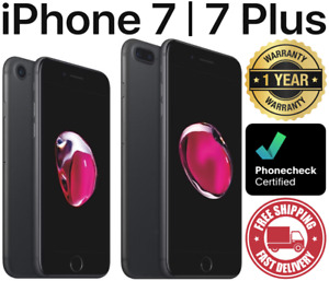 Apple iPhone 7 | 7+ Plus 32GB 128GB 256GB - Unlocked Verizon AT&T T-Mobile Metro