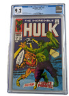 INCREDIBLE HULK 103 CGC 9.2 White Pages!! 1st Space Parasite Marvel 1968