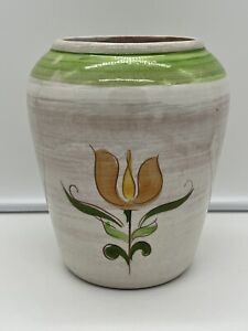 Vintage Stangl Art Pottery Redware Tulip Terra Rose Vase