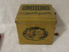 Tin Litho Melody Player Roller Organ Crank Toy With Rolls