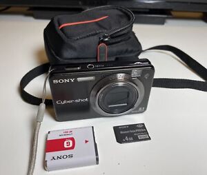 Sony Cyber-shot DSC-W150 8.1MP Digital Camera Black Untested With Battery As Is