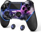 Custom Design Wireless PS4 Controller w/Thumb Grips For PS4 Console (Galaxy)