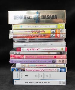 New ListingLot of 14 Anime Blu-ray DVD  Re:Dive/ Sengoku Basara / Granblue Japan Imports