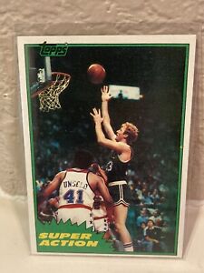 Larry Bird 1981-82 Topps #101 Boston Celtics Near Mint High Grade