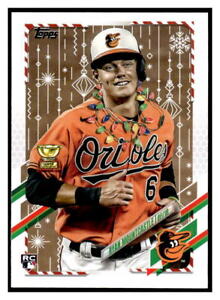 2021 Topps Holiday Necklace Lights HW174 Ryan Mountcastle Baltimore Orioles