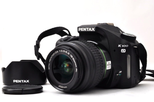 Pentax K100D Super Digital SLR with SMC Pentax f/3.5-5.6 18-55mm Lens