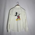 Vintage Disney Mickey Mouse Pearl Snap Shirt Men’s Medium Western Kennington 70s
