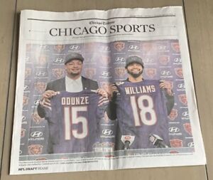 Caleb Williams/Rome Odunze Bears Introduction - Chicago Tribune - April 27, 2024