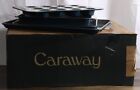 Caraway Home 4-Piece Bakeware Set Navy Non-Stick Oven Safe Aluminized Steel