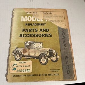 Ford Montgomery Ward And Co. Model A Parts Catalog 1966-1967 61FN3100F
