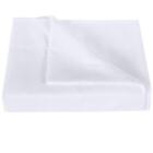 Queen Flat Sheet Only - Brushed Microfiber Flat Sheet - Soft, Wrinkle-Free, F...
