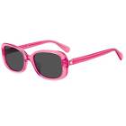 Kate Spade Women's Sunglasses Transparent Pink Frame Grey Lenses DIONNA/S 035J