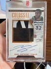 2017-18 National Treasures Game Used Colossal Patch Auto Karl-Anthony Towns /25