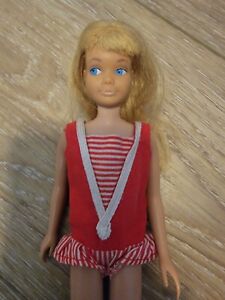 Vintage Barbie Skipper Doll - Vintage Blonde Straight Leg Skipper Doll