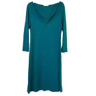 Prairie Underground Dress Womens Medium Green Falconet Organic Cotton Hemp Solid