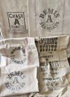BEMIS A Chase Fulton Seamless Feed Seed Canvas Heavy Cotton Sack Farm Bag U Pick