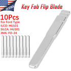 10Pcs Flip Remote Fob Key Blades Xhorse Keydiy Remotes for Ford Type HU101 FO-24
