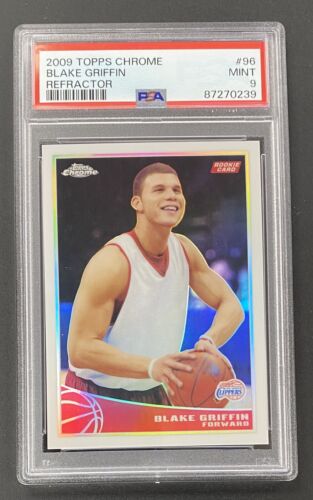 2009 Topps Chrome Blake Griffin Rookie Refractor RC /500 PSA 9 MINT