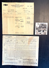 Antique Sale Contract, Invoice and Photo for a 1927 Chevrolet Coach Car