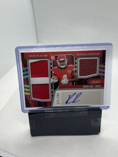 New Listing2023 Panini Absolute Rashee Rice Rookie Premiere Triple Patch Auto /399 RPA!🔥🔥
