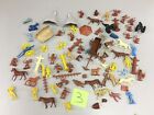 1960s HUGE MARX PLAYSET COLLECTION WAGONS COWBOYS INDIANS & TEE PEES & MORE # 3