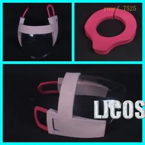 My Hero Academia Uraraka Ochaco Helmet Arm Waist Hand Armor Prop Pink Cosplay