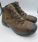 Keen Lansing Steel Toe Boots Men's 12 Brown Leather Waterproof ASTM F2413-11