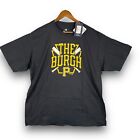 New Pittsburgh Pirates “The Burgh” Black T-Shirt Size 2XL XXL