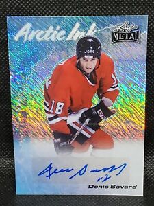 2024 Leaf Metal Hockey Legends Auto Numbered Cards; You Pick!
