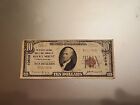 1929 National Bank Note Rocky Mount, NC. Extremely Rare Very Low Serial Number.