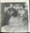 New Listing1951 Press Photo Iran's Shah Mohammad Reza Pahlavi and bride watch festivities