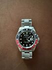 Rolex GMT-Master II 16710 Silver Oyster Bracelet with Red and Black Bezel