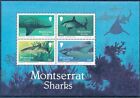 [PRO1260] Montserrat 1987 Sharks good very fine MNH sheet